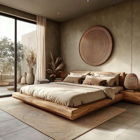 Teak Wooden Bed Frame "Kanav" - King Size