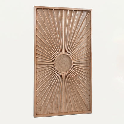 Rattan Wall Panel 'Solis' - 100 x 60 cm