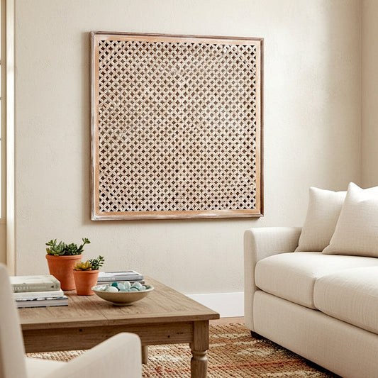 Carved Decorative Panel "Jagasatru" - 110 cm