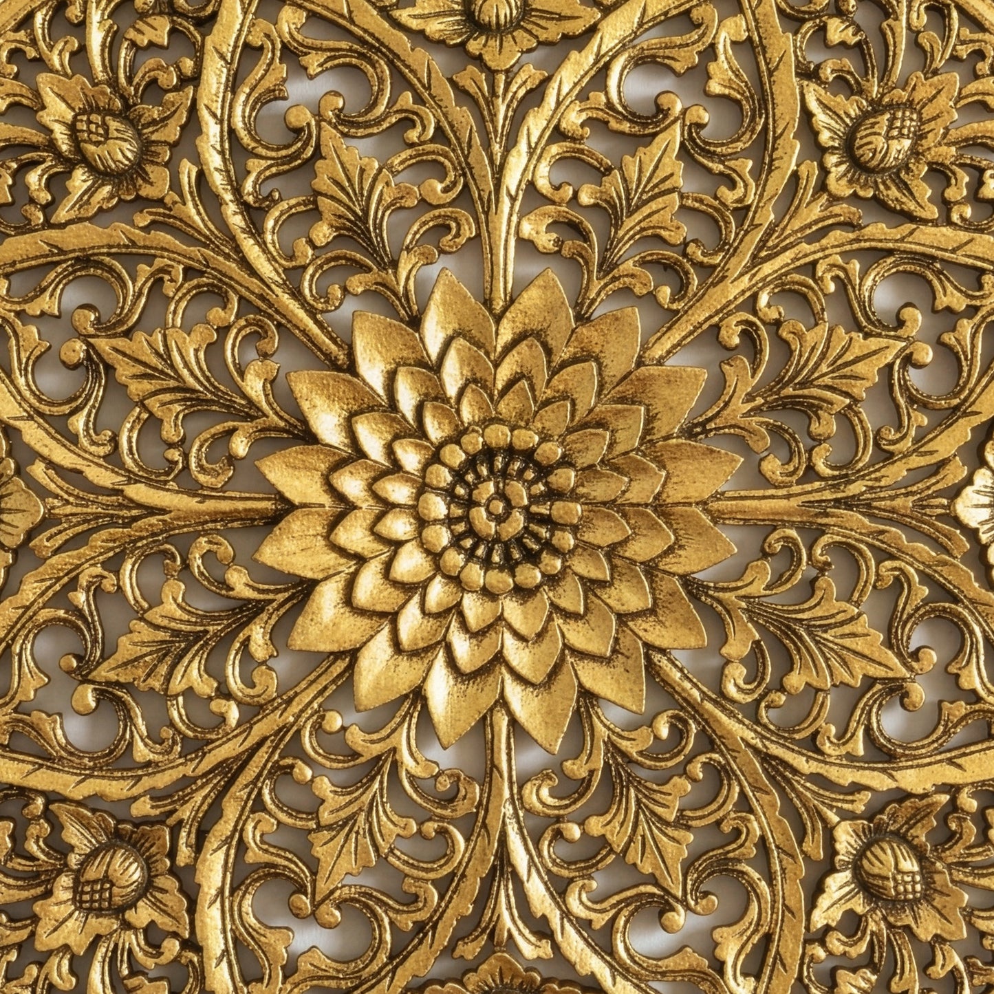 Carved Decorative Mandala "Kejayaan" - 80 cm