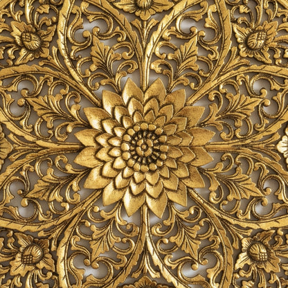 Carved Decorative Mandala "Kejayaan" - 80 cm