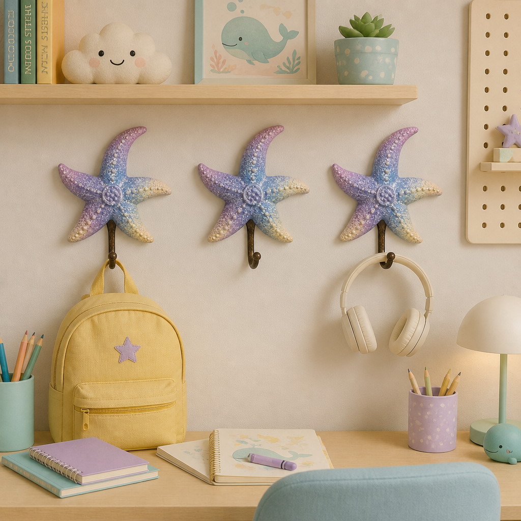 Brass Carved Hanger - Starfish