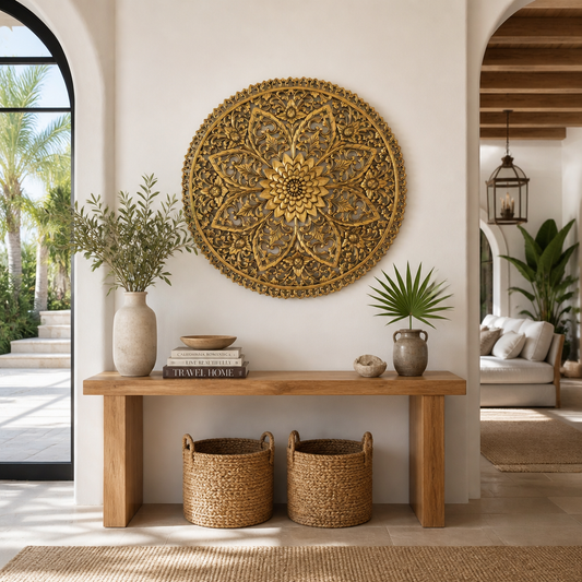 Carved Decorative Mandala "Kejayaan" - 100cm