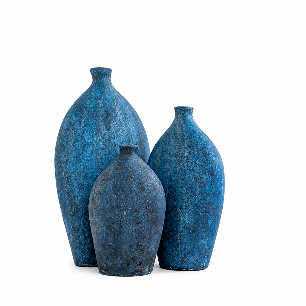 Set of 3 - Decorative Vase 'Lily'