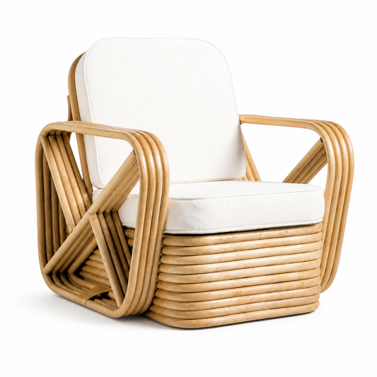Santai Rattan Lounge Chair - Natural