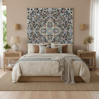 Carved Full Bed Headboard "Ceningan"