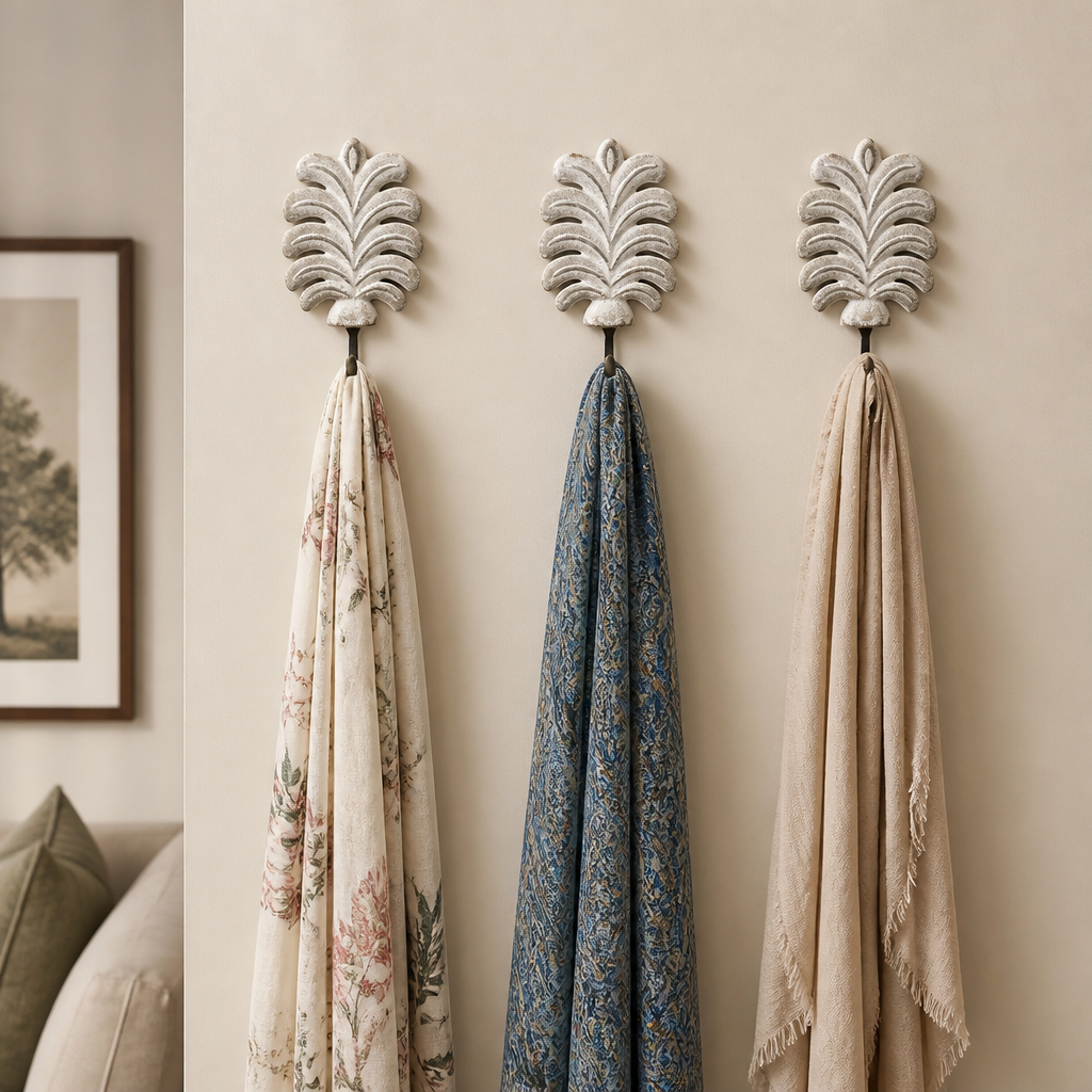 Brass Carved Hanger - Zola